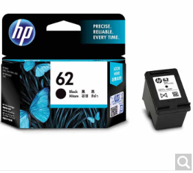 惠普C2P04AA 62号 黑色墨盒 (适用于HP OfficeJet 200 移动打印机)